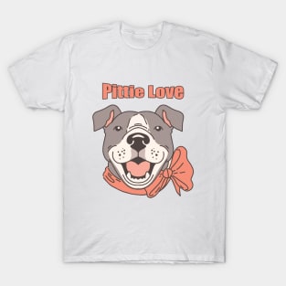 Pitbull T-shirts Pittie Love T-Shirt